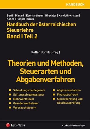 Seller image for Handbuch der sterreichischen Steuerlehre. Band I Teil 2 : Theorien und Methoden, Steuerarten und Abgabenverfahren for sale by AHA-BUCH