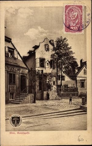 Ansichtskarte / Postkarte Wien VI., Kaunitzgasse, Geschäft Mathias Lind