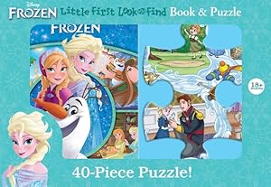 Imagen del vendedor de Disney Frozen: Little First Look and Find Book & Puzzle (Board Book) a la venta por BargainBookStores