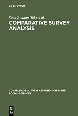Imagen del vendedor de Comparative survey analysis a la venta por AHA-BUCH GmbH