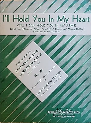 Imagen del vendedor de I'll Hold You in My Heart ('Till I Can Hold You in My Arms) a la venta por Faith In Print