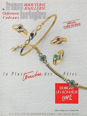 La France horlogère N°522- Bijouterie, joaillerie, orfèvrerie, cadeaux - Spécial foire de Bâle -