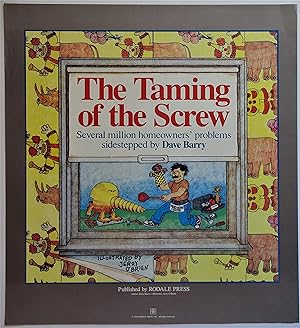 Imagen del vendedor de The Taming of the Screw (Publisher's Promotional Poster) a la venta por Dale Steffey Books, ABAA, ILAB