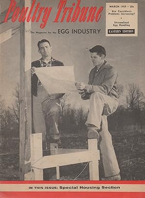 Seller image for Poultry Tribune The Magazine for the Poultry Industry March 1959 for sale by Book Booth