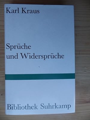 Sprüche und Widersprüche. Bibliothek Suhrkamp ; Bd. 141