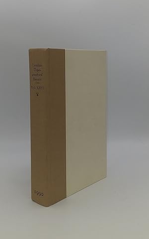 Bild des Verkufers fr LONDON TOPOGRAPHICAL RECORD Volume XXVI zum Verkauf von Rothwell & Dunworth (ABA, ILAB)