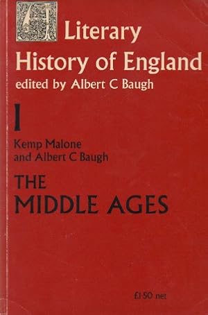 Bild des Verkufers fr A Literary History of England_ Volume 1_ The Middle Ages_ The Original Period (to 1100) & The Middle English Period (1100-1500) zum Verkauf von San Francisco Book Company