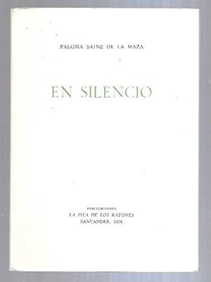 Imagen del vendedor de EN SILENCIO a la venta por Desvn del Libro / Desvan del Libro, SL