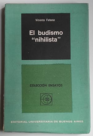 Seller image for El Budismo \"nihilista\" for sale by Libreria Ninon