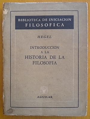 Introducción a la Historia de la Filosofía