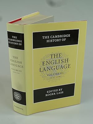 Immagine del venditore per The Cambridge History of the English Language Vol. III: 1476-1776. venduto da Antiquariat Dorner