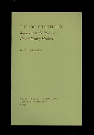 Bild des Verkufers fr THE FIRE I' THE FLINT: Reflections on the Poetry of Gerard Manley Hopkins zum Verkauf von Orlando Booksellers