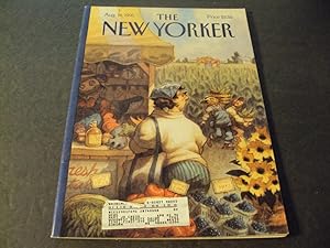 The New Yorker Aug 14 1995 Cover: Bumper Crop by Peter de Seve
