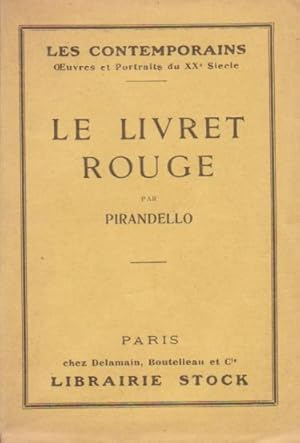 Le Livret rouge. Edition originale.