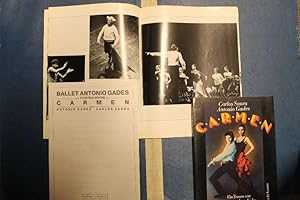 Seller image for Ballet Antonio Gades mit Cristina Hoyos in Carmen Regie: Antonio Gades - Carlos Saura. Beilage: Carlos Saura/Antonio Gades: Carmen. Ein Traum von bedingungsloser Liebe. Mit der Novelle von Prosper Mrime. for sale by Eugen Kpper