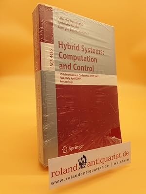 Bild des Verkufers fr Hybrid systems : computation and control ; 10th international workshop ; proceedings / HSCC 2007, Pisa, Italy, April 3 - 5, 2007. Alberto Bemporad . (ed.) / Lecture notes in computer science ; Vol. 4416 zum Verkauf von Roland Antiquariat UG haftungsbeschrnkt