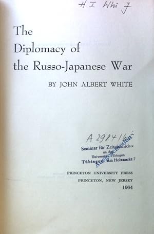 Bild des Verkufers fr The Diplomacy of the Russo-Japanese War. zum Verkauf von books4less (Versandantiquariat Petra Gros GmbH & Co. KG)