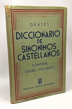 Diccionario de sinonimos castellanos - contiene 120 000 vocablos