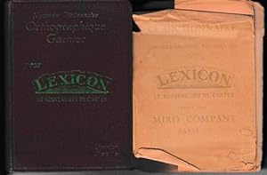 Nouveau Dictionnaire Orthographique Garnier. Pour Lexicon. Le noveau jeu de cartes (Miro Company,...