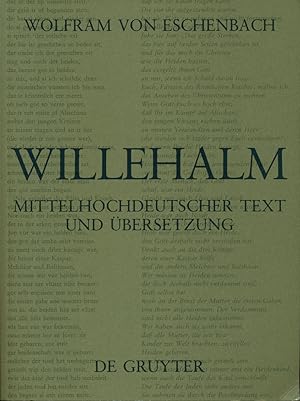 Bild des Verkufers fr Willehalm. Text der Ausgabe von Werner Schrder. Vllig neubearbeitete bersetzung, Vorwort und Register von Dieter Kartschoke. zum Verkauf von Antiquariat Lenzen