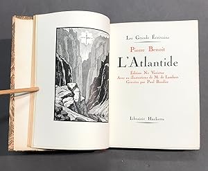 [LAMBERT]. L'Atlantide. Edition Ne Varietur avec 22 illustrations de M. de Lambert gravées par Pa...