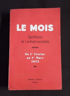 Image du vendeur pour Le mois - Synthse de l'activit mondiale - T.14 mis en vente par Librairie Ancienne Zalc