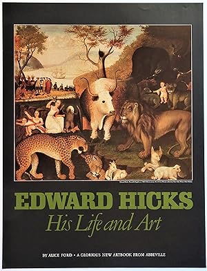 EDWARD HICKS His Life and Art (Publisher's Promotional Poster)