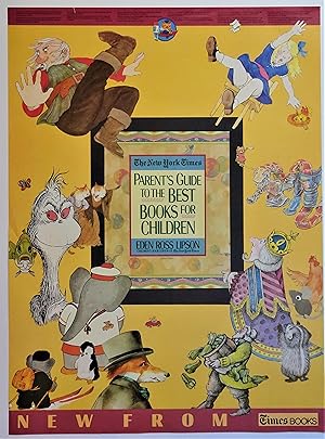 Seller image for The New York Times Parent's Guide to the Best Books for Children (Publisher's Promotional Poster) for sale by Dale Steffey Books, ABAA, ILAB