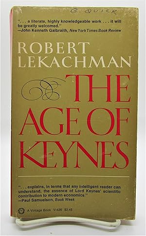 Imagen del vendedor de Age of Keynes a la venta por Book Nook