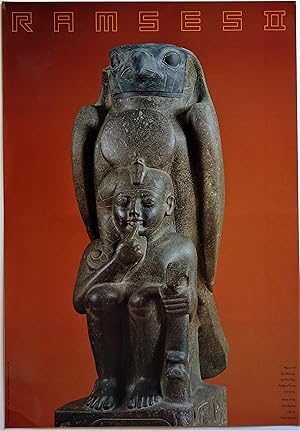 Ramses II: The Pharaoh and His Time "Statue of the God Hauron with the Child Ramses" (Exhibition ...