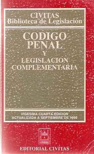 Seller image for Cdigo penal y legislacin complementaria for sale by SOSTIENE PEREIRA