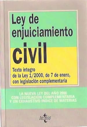 Imagen del vendedor de Ley de enjuiciamiento civil a la venta por SOSTIENE PEREIRA