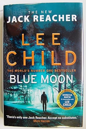 Seller image for Blue Moon, The New Jack Reacher Thriller, Signed for sale by Kazoo Books LLC