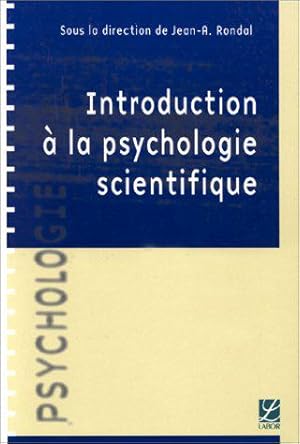 Bild des Verkufers fr Introduction  la psychologie scientifique zum Verkauf von JLG_livres anciens et modernes