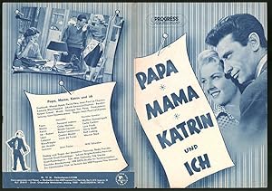 Filmprogramm PFI Nr. 13 /56, Papa Mama Katrin und Ich, Fernand Ledoux, Gaby Morlay, Regie: Jean-P...