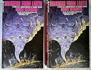 Seller image for Invaders From Earth (TWO copies: collectible AND reading) for sale by Space Age Books LLC