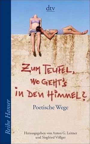 Bild des Verkufers fr Zum Teufel, wo geht's in den Himmel?: Poetische Wege zum Verkauf von Gerald Wollermann