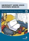 Seller image for Microsoft Word 2003. Nociones Bsicas for sale by AG Library