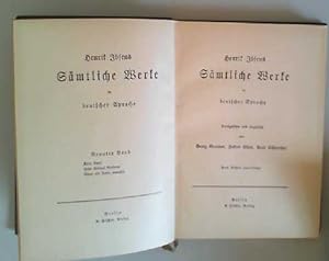 Henrik Ibsens sämtliche Werke in deutscher Sprache. 10 Bände KOMPLETT !!! Durchgesehen und eingel...