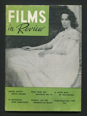 Bild des Verkufers fr Films in Review (August-September 1959) [cover: Leslie Caron in THE MAN WHO UNDERSTOOD WOMEN] zum Verkauf von ReadInk, ABAA/IOBA