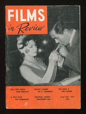 Seller image for Films in Review (August-September 1957) [cover: Juliette Greco and Tyrone Power in THE SUN ALSO RISES] for sale by ReadInk, ABAA/IOBA