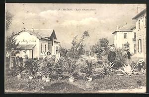 Carte postale Hyeres, Ecole d`Horticulture