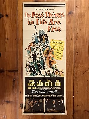 Seller image for The Best Things in Life are Free Insert 1956 Gordon MacRae, Dan Daile for sale by AcornBooksNH