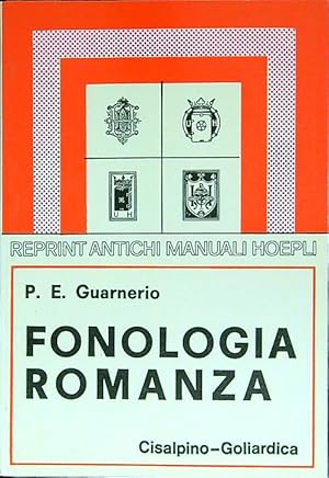 Bild des Verkufers fr Fonologia romanza zum Verkauf von Librodifaccia