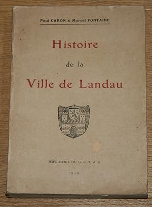 Histoire de la Ville de Landau.