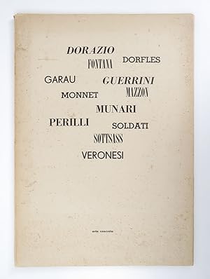 Bild des Verkufers fr 12 [dodici] stampe a mano | arte concreta [.] Testo di | Giuseppe Marchiori zum Verkauf von Libreria Antiquaria Pontremoli SRL