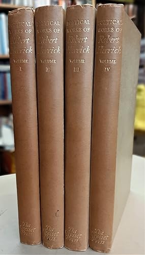 The Poetical Works of Robert Herrick - With a Preface by Humbert Wolfe (4 volumes)