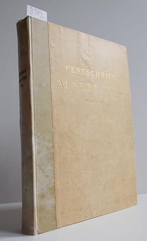 Festschrift Albert Heim (Gewidmet zur Vollendung seines siebzigsten Lebensjahres den 12. April 1919)