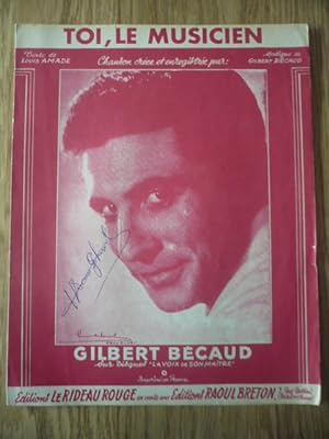 Toi, le musicien - Gilbert Bécaud