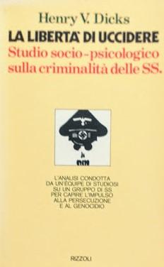 Bild des Verkufers fr Studio socio-psicologico sulla criminalit delle SS. zum Verkauf von librisaggi